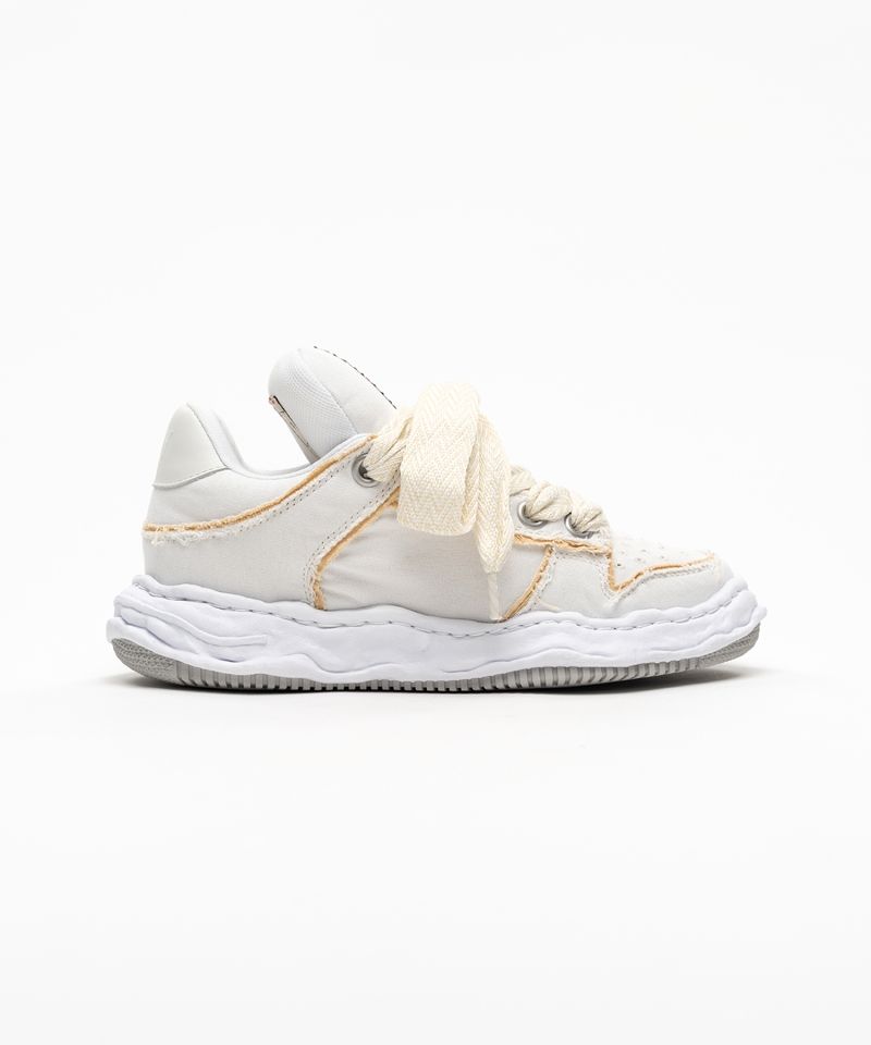 "WAYNE PUFFER" OG Sole Patterned Lace Canvas Low-top Sneakers