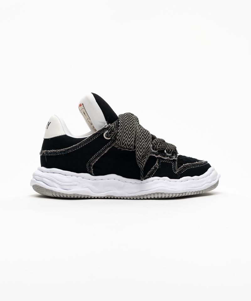 "WAYNE PUFFER" OG Sole Patterned Lace Canvas Low-top Sneakers