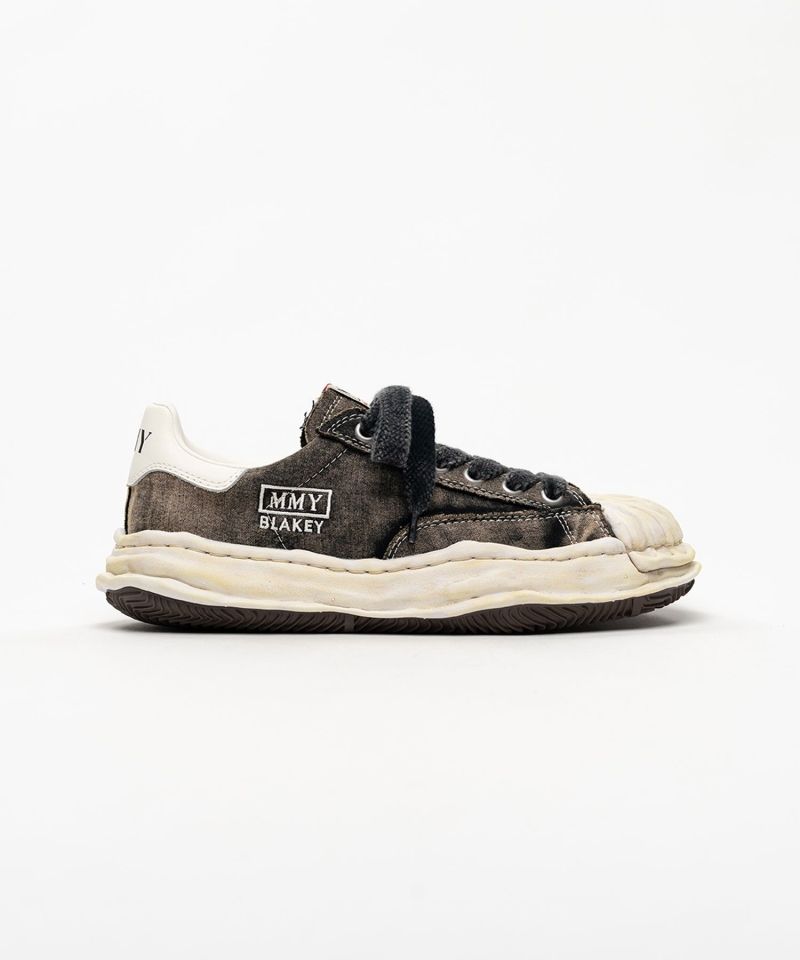 "BLAKEY" OG Sole Bleached Canvas Low-top Sneakers