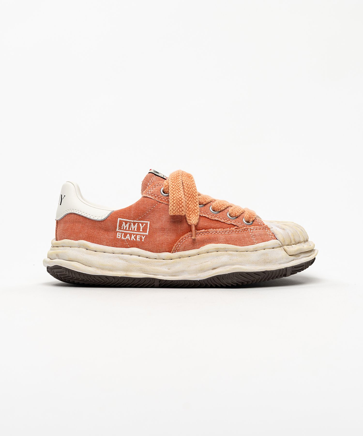 "BLAKEY" OG Sole Bleached Canvas Low-top Sneakers