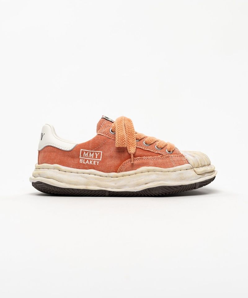 "BLAKEY" OG Sole Bleached Canvas Low-top Sneakers