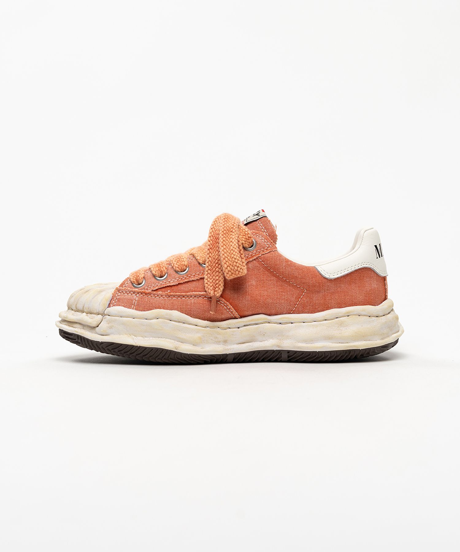 "BLAKEY" OG Sole Bleached Canvas Low-top Sneakers