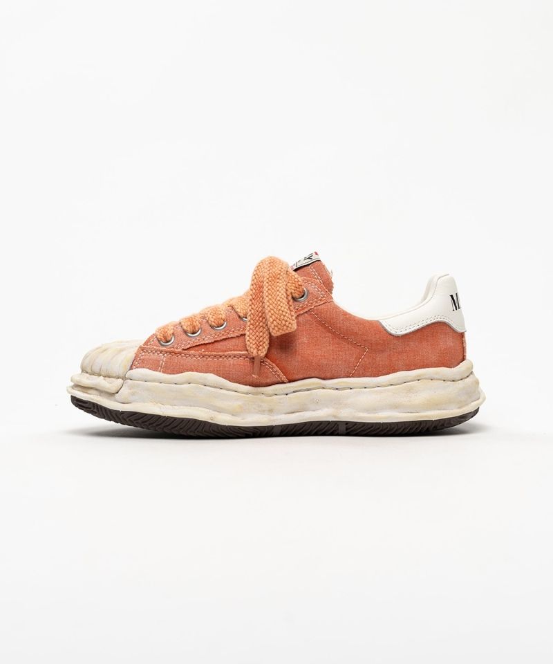 "BLAKEY" OG Sole Bleached Canvas Low-top Sneakers