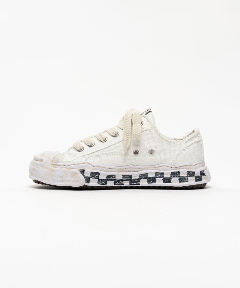 "HANK" OG Graffiti Check Sole Canvas Low-top Sneakers
