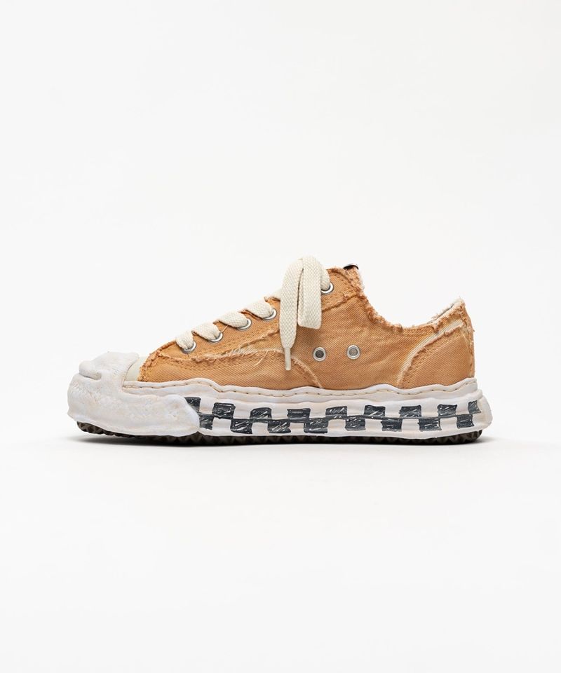 "HANK" OG Graffiti Check Sole Canvas Low-top Sneakers