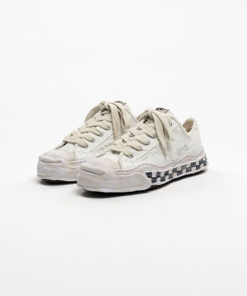 "HANK" OG Graffiti Check Sole Canvas Low-top Sneakers