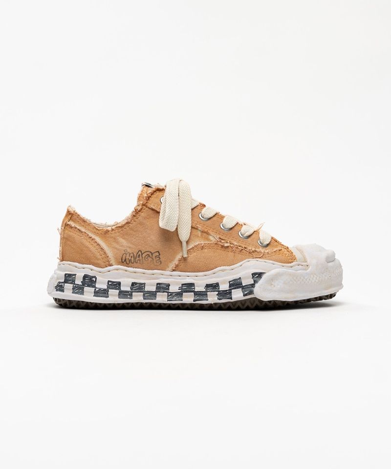 "HANK" OG Graffiti Check Sole Canvas Low-top Sneakers