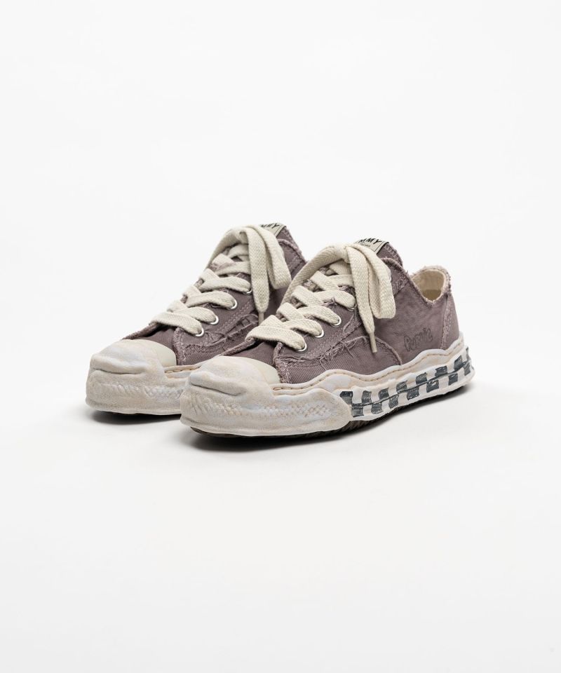 "HANK" OG Graffiti Check Sole Canvas Low-top Sneakers
