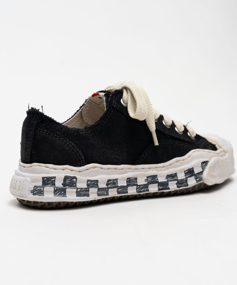 "HANK" OG Graffiti Check Sole Canvas Low-top Sneakers