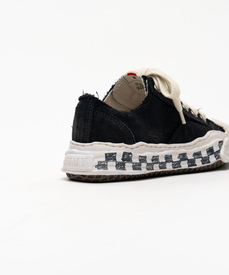 "HANK" OG Graffiti Check Sole Canvas Low-top Sneakers