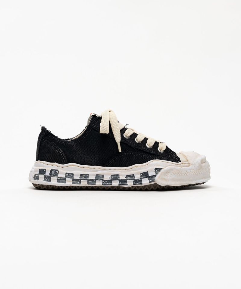 "HANK" OG Graffiti Check Sole Canvas Low-top Sneakers