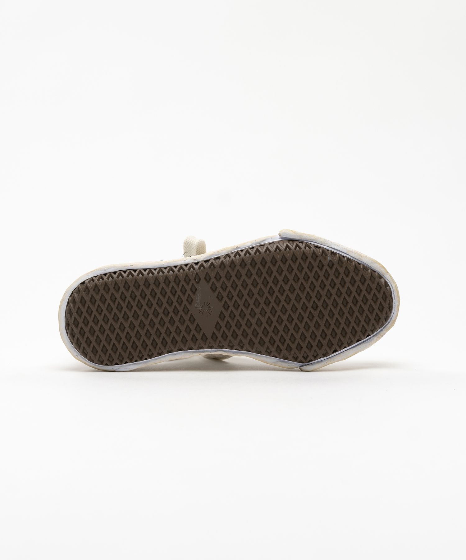 "HANK" OG Sole Ripped Overdye Canvas Low-top Sneakers