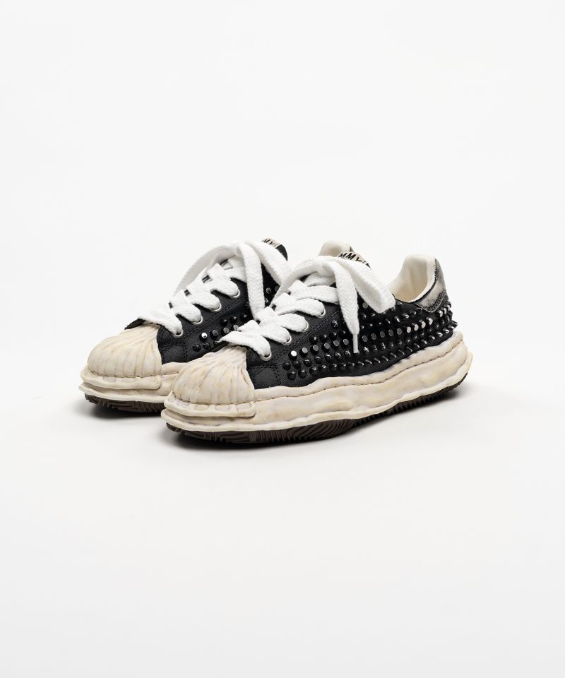 【EXCLUSIVE EDITION】"BLAKEY" OG Sole Studded Canvas Low-top Sneakers