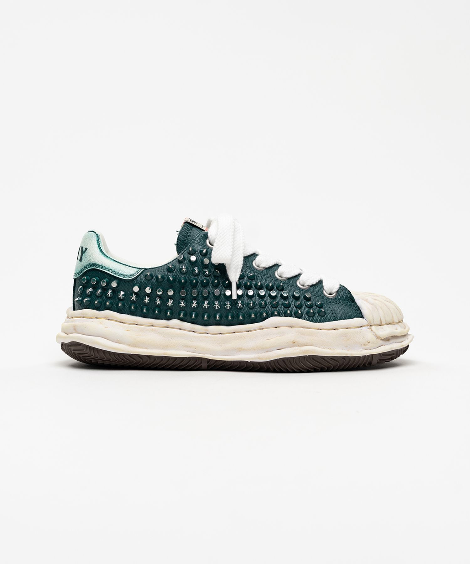 【EXCLUSIVE EDITION】"BLAKEY" OG Sole Studded Canvas Low-top Sneakers