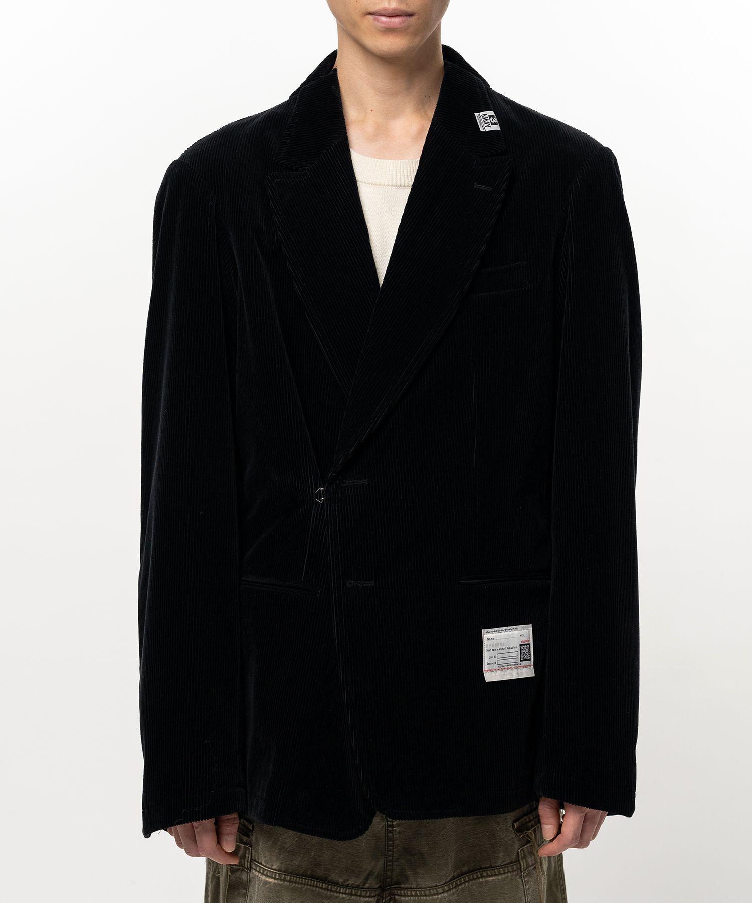 Switch Front Corduroy Tailored Jacket