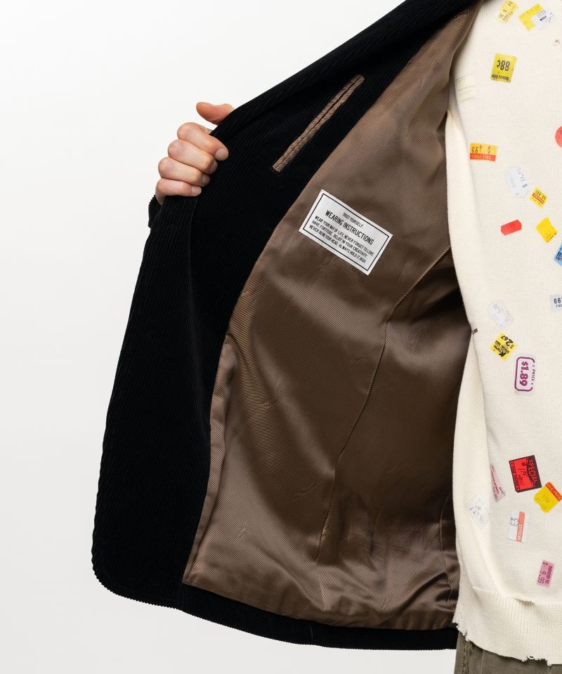 Switch Front Corduroy Tailored Jacket