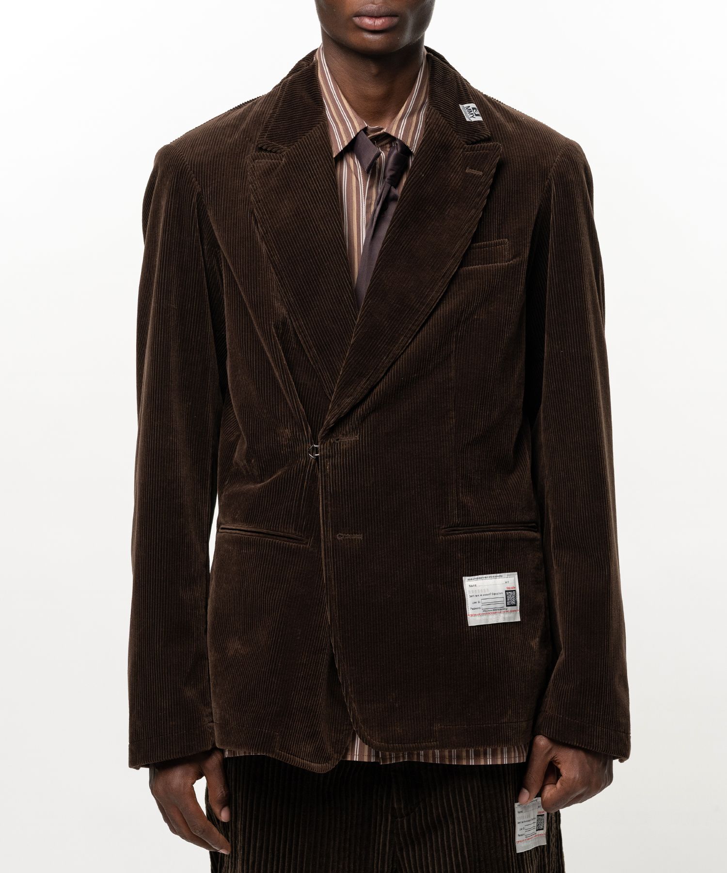 Switch Front Corduroy Tailored Jacket