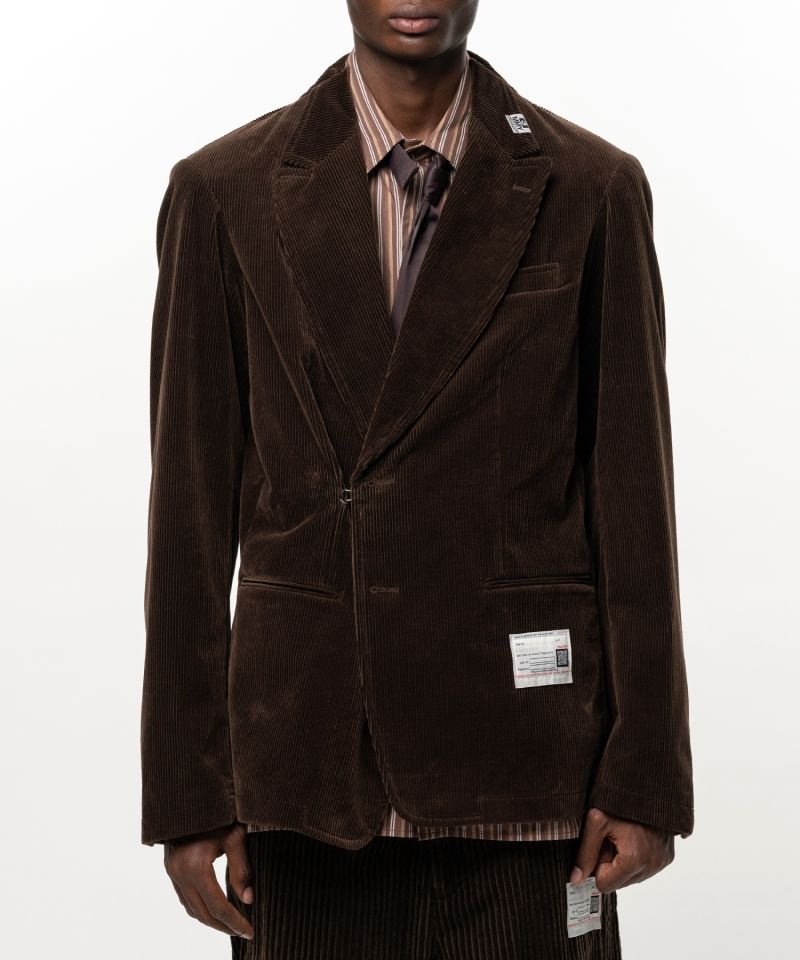 Switch Front Corduroy Tailored Jacket