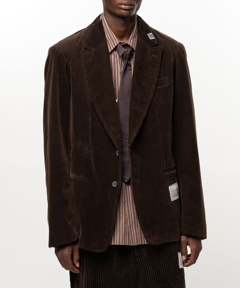 Switch Front Corduroy Tailored Jacket