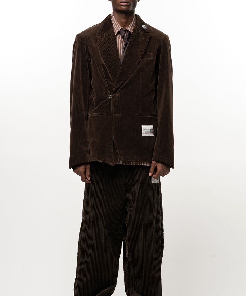 Switch Front Corduroy Tailored Jacket