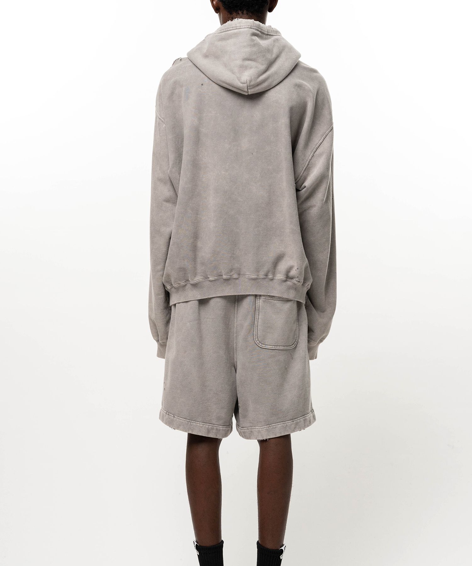 Bleached Zip-up Hoodie