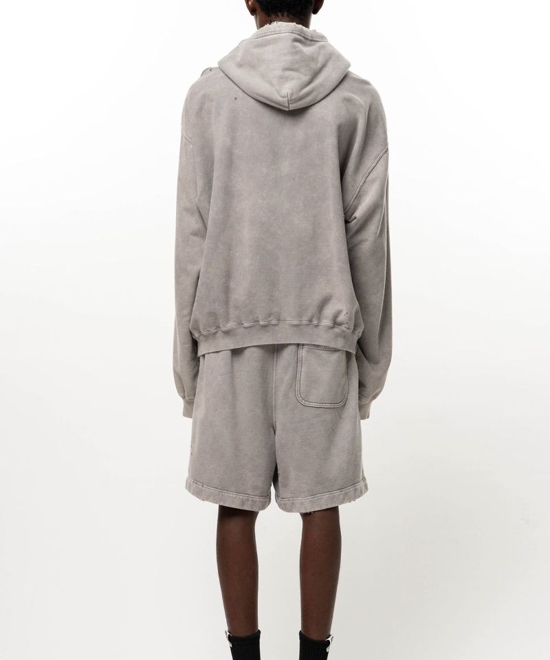 Bleached Zip-up Hoodie