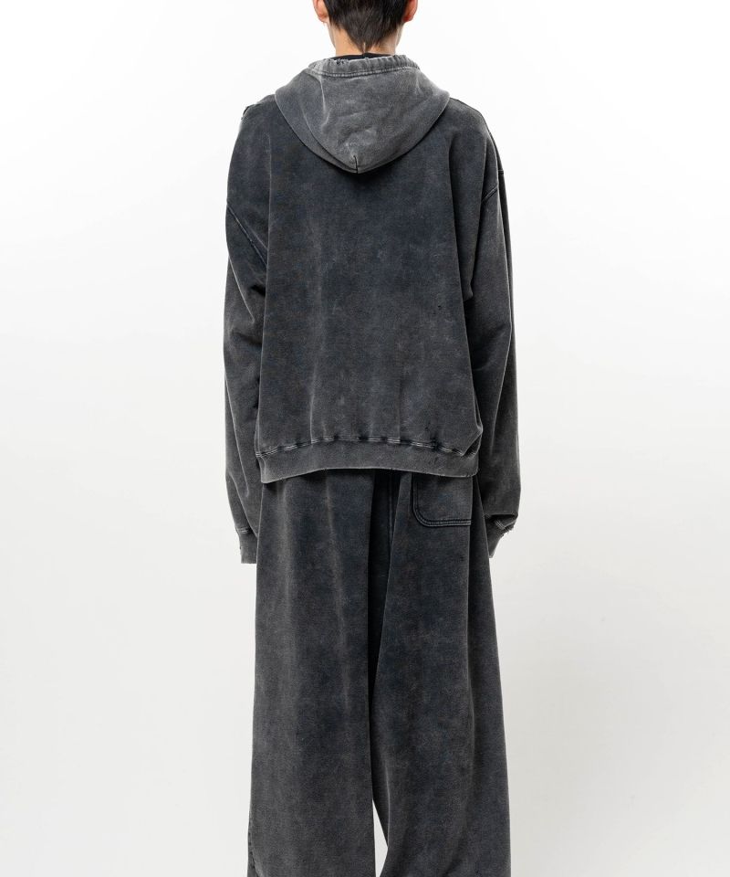 Bleached Zip-up Hoodie