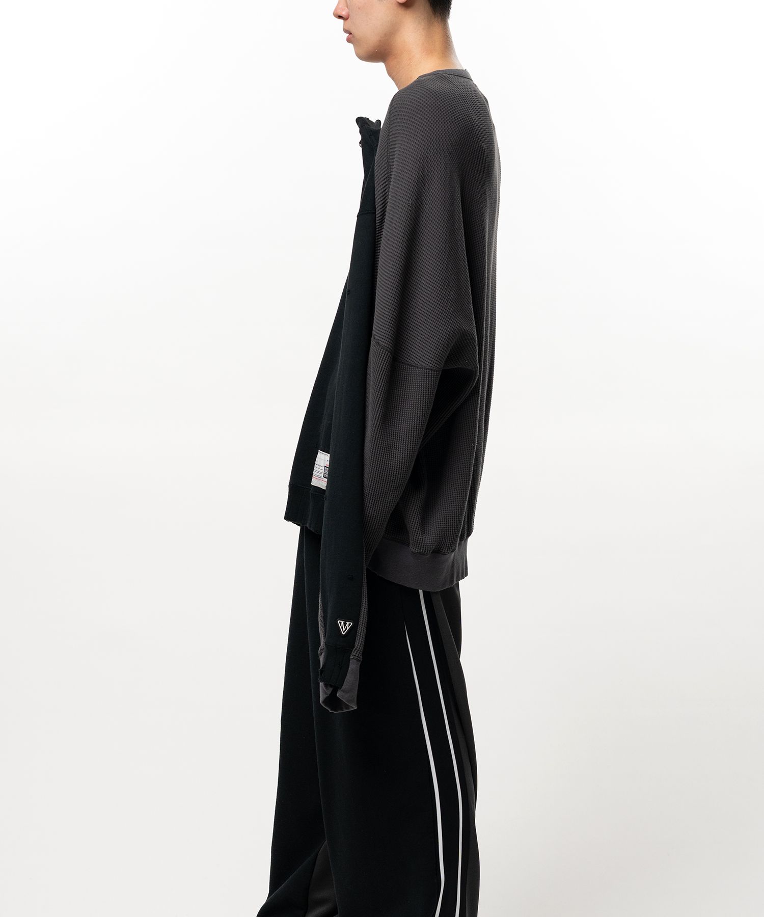 Thermal Pullover Combined Sweatshirt
