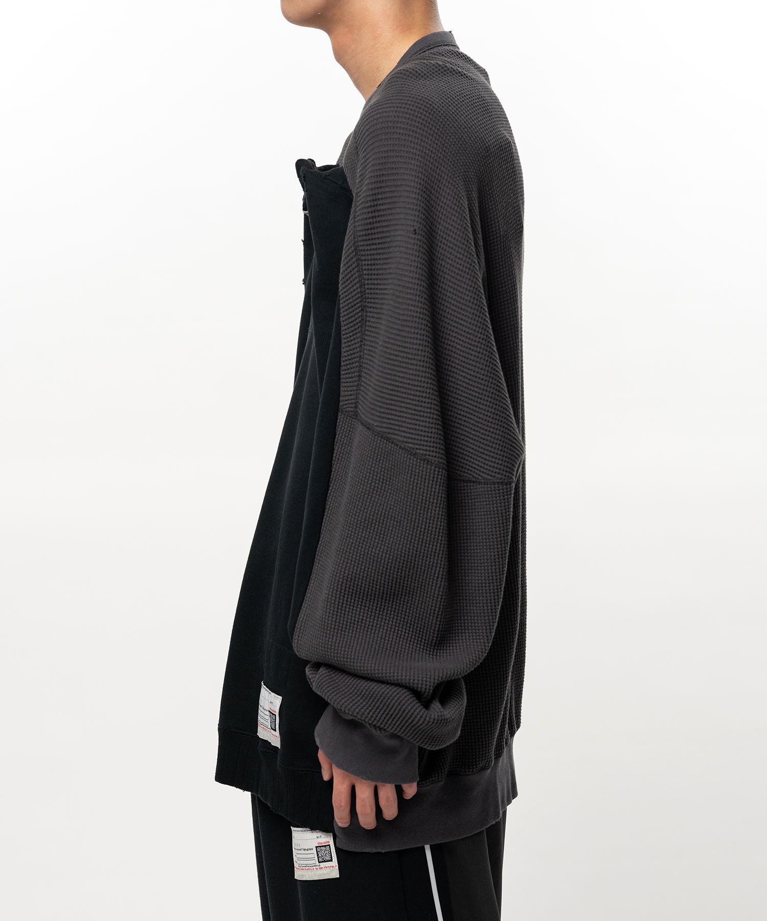 Thermal Pullover Combined Sweatshirt