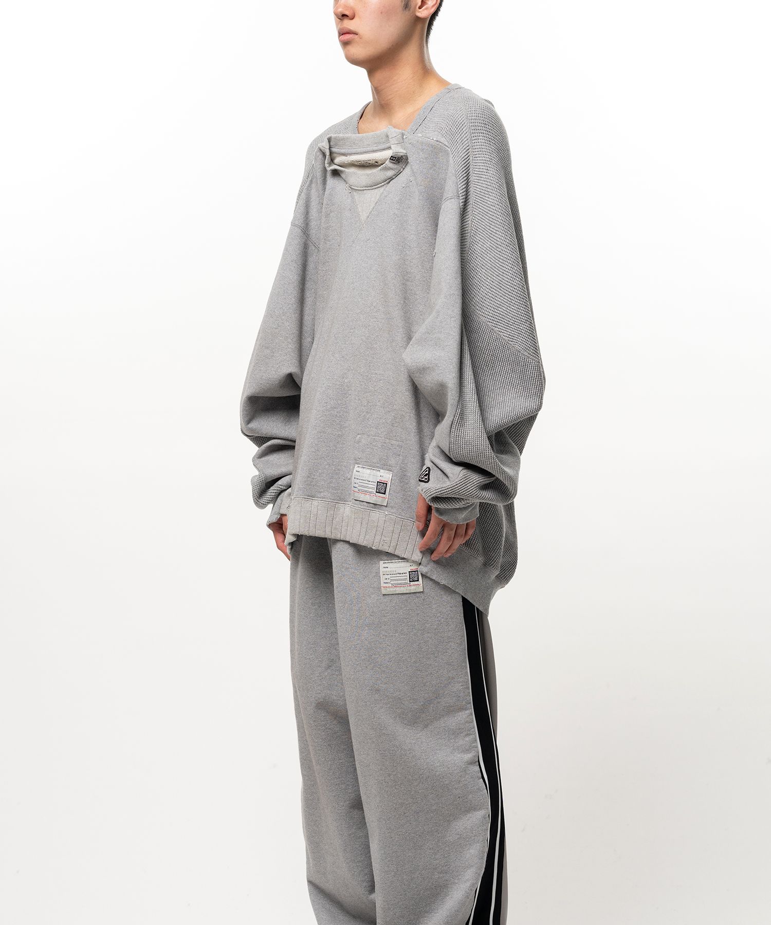 Thermal Pullover Combined Sweatshirt