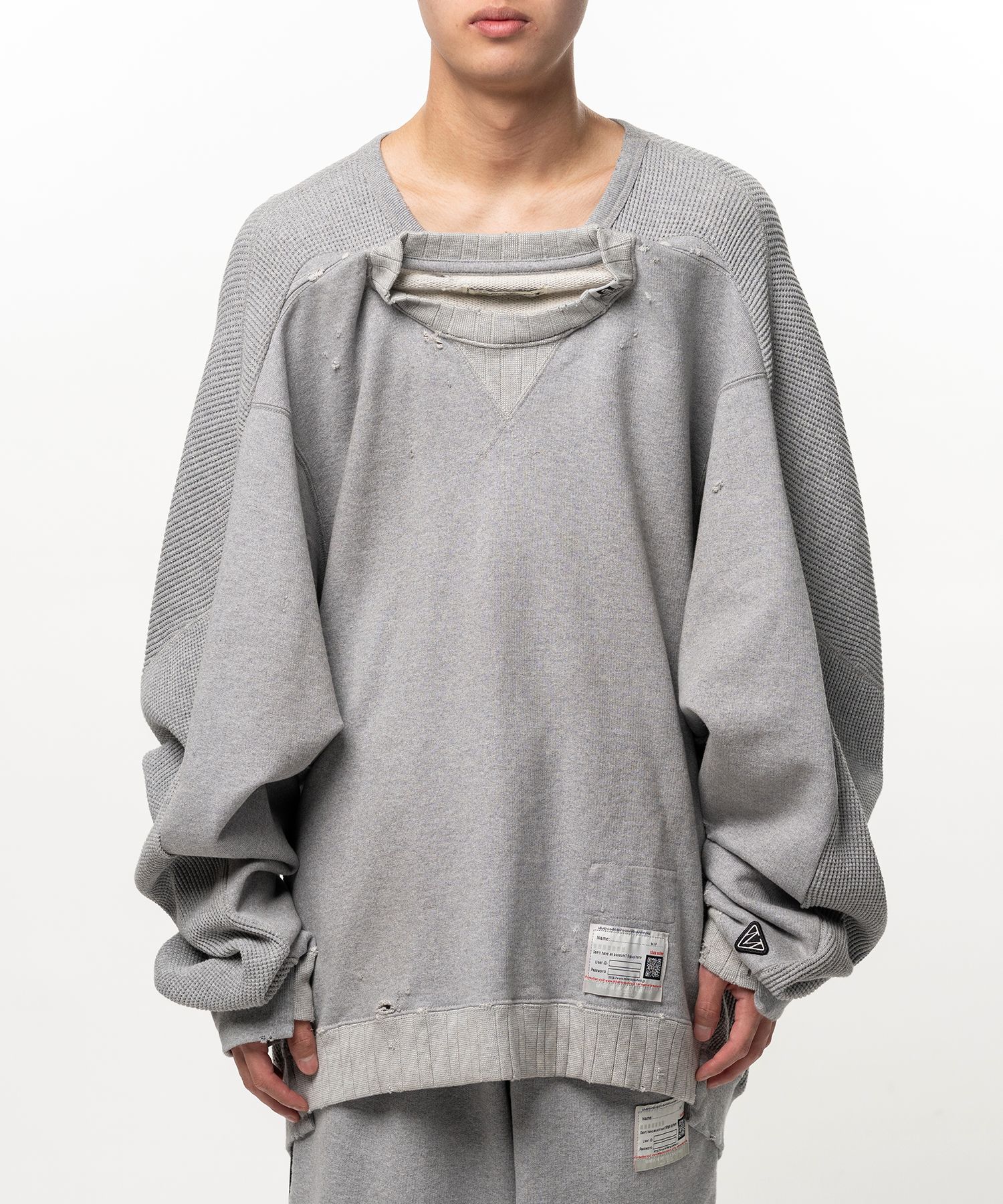 Thermal Pullover Combined Sweatshirt