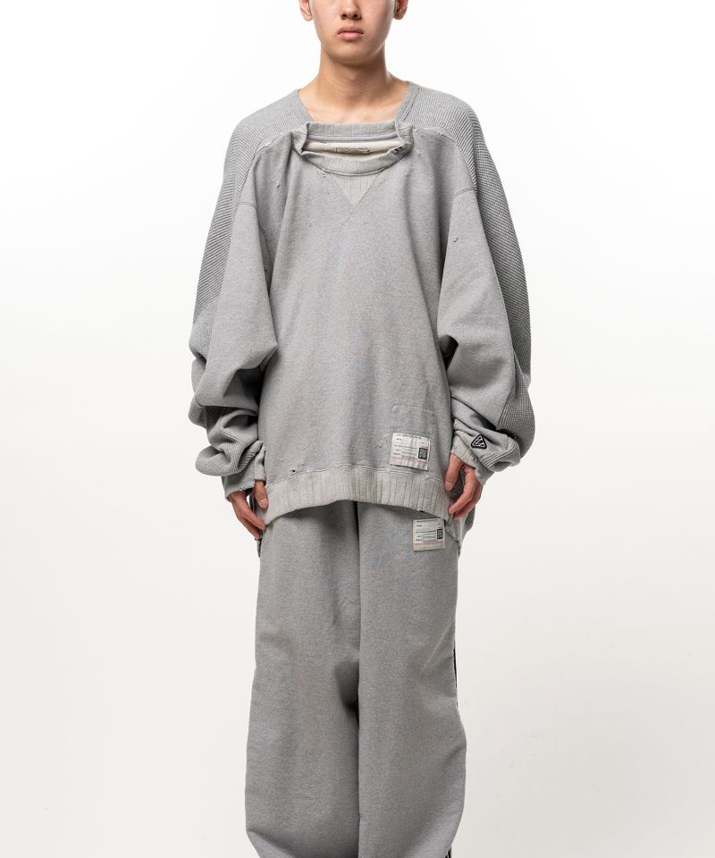 Thermal Pullover Combined Sweatshirt