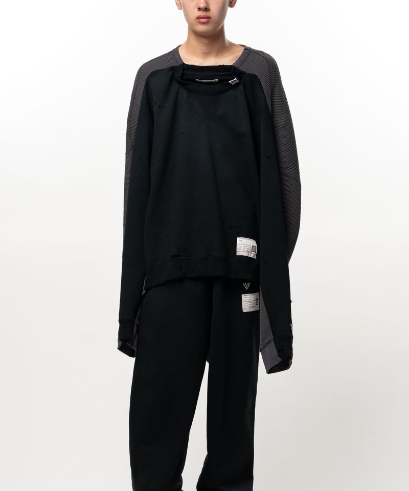 Thermal Pullover Combined Sweatshirt