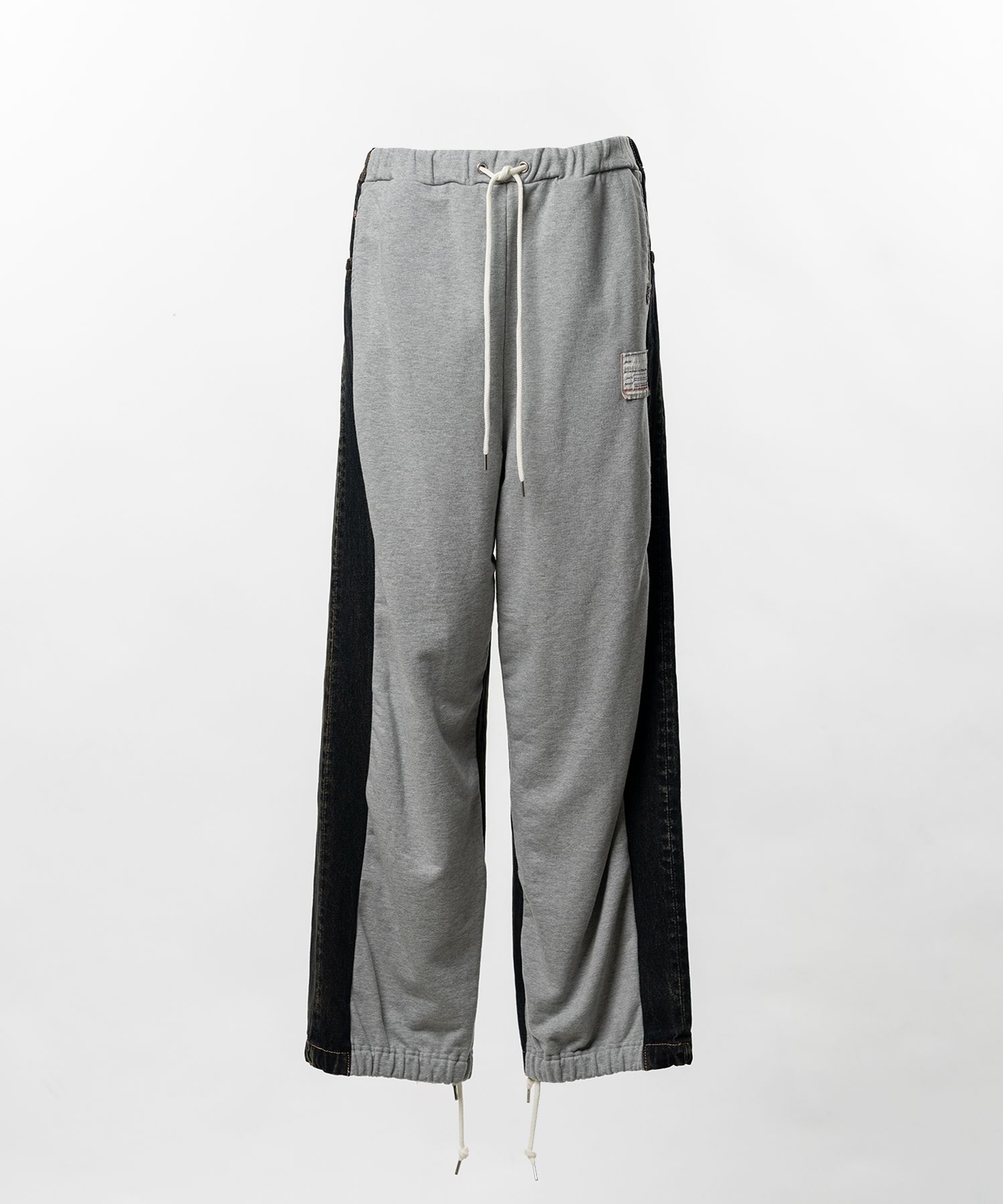 Combined Sweat Denim Pants