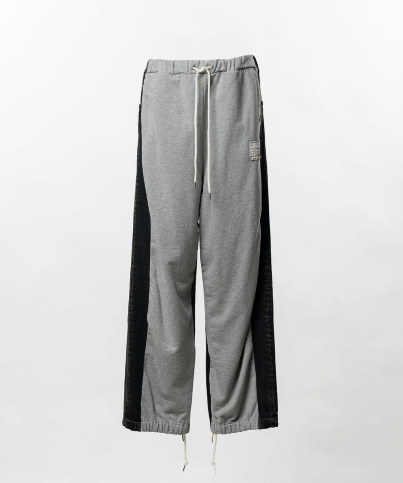 Combined Sweat Denim Pants