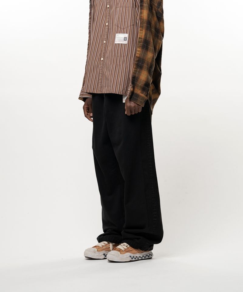Combined Sweat Denim Pants