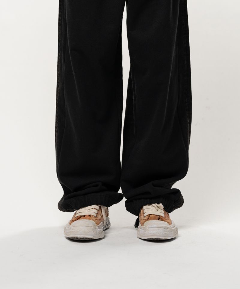 Combined Sweat Denim Pants