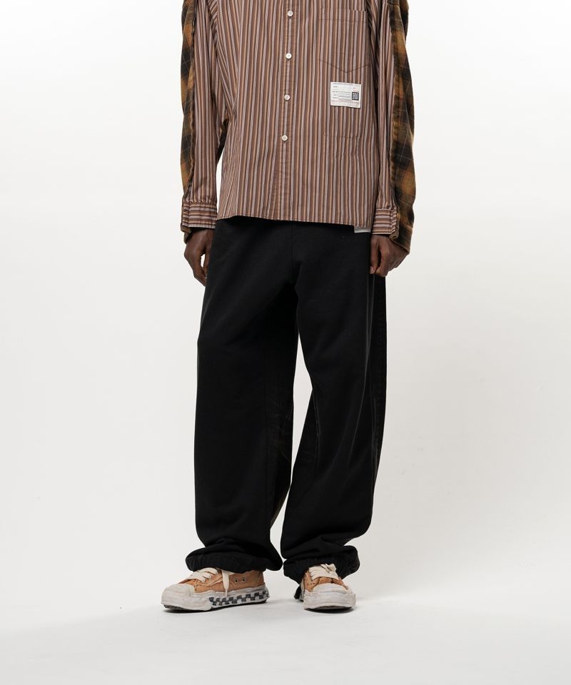 Combined Sweat Denim Pants