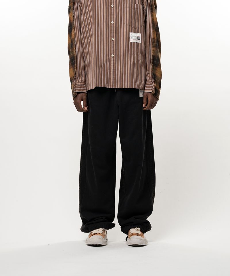 Combined Sweat Denim Pants