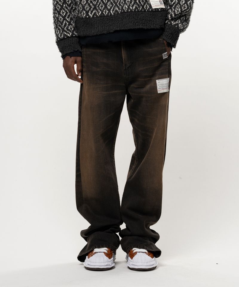 Folded Denim Pants