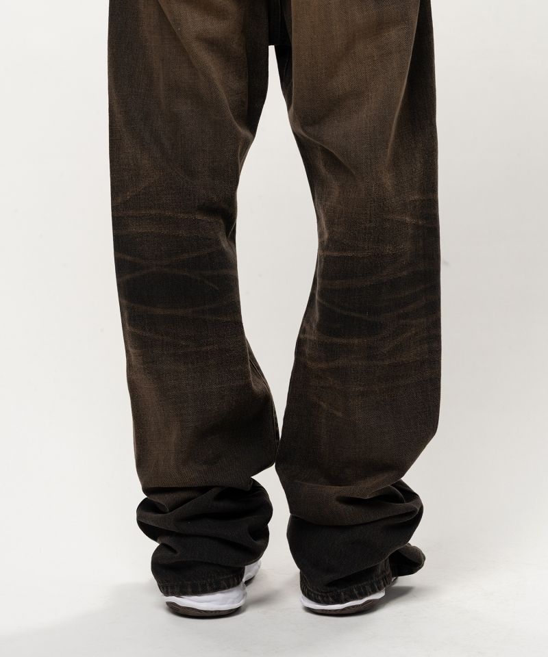 Folded Denim Pants