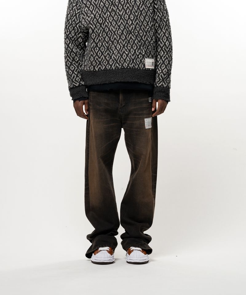 Folded Denim Pants