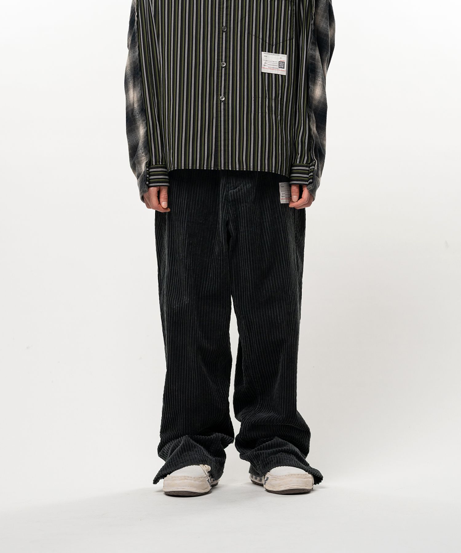 Folded Corduroy Pants