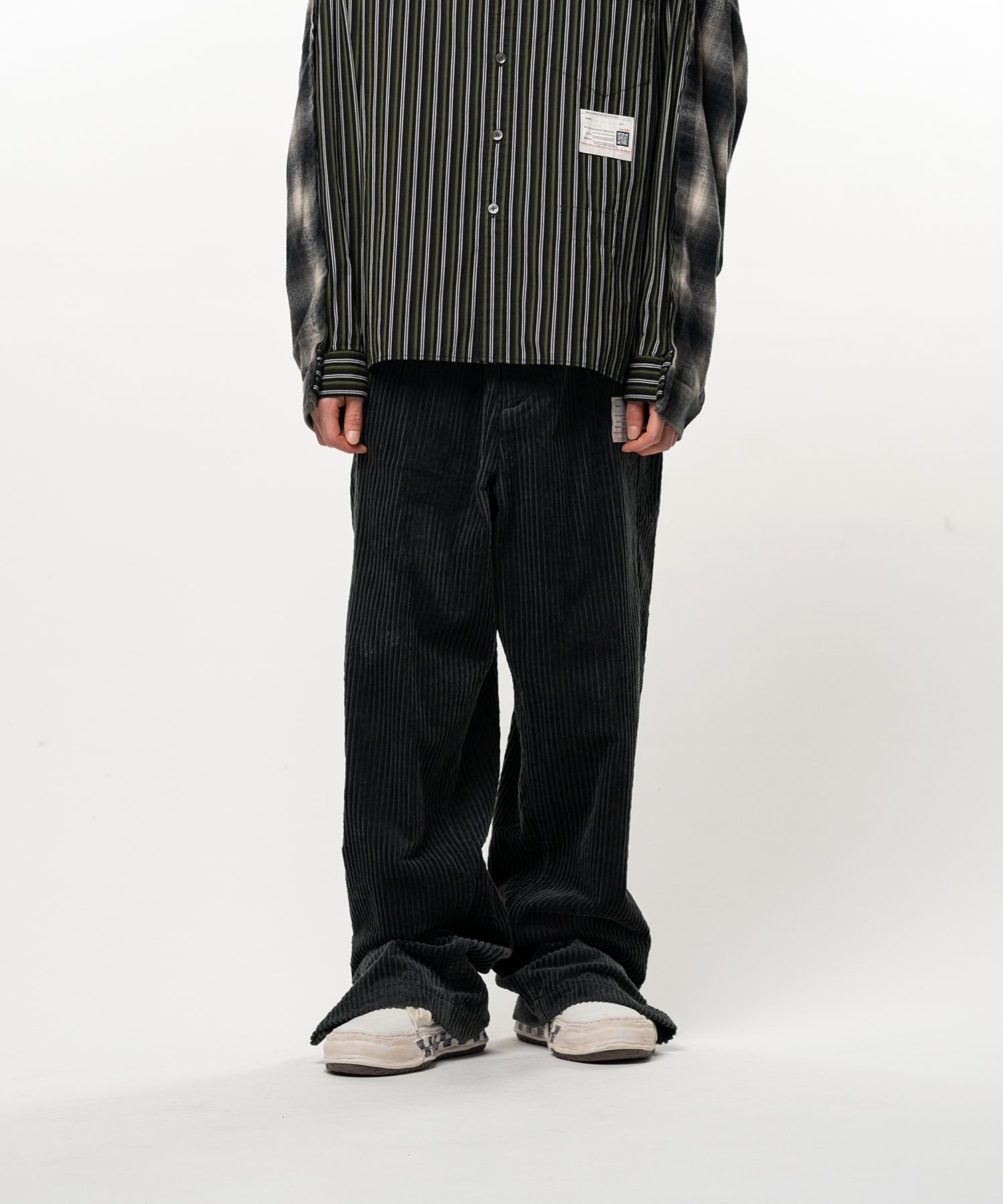 Folded Corduroy Pants