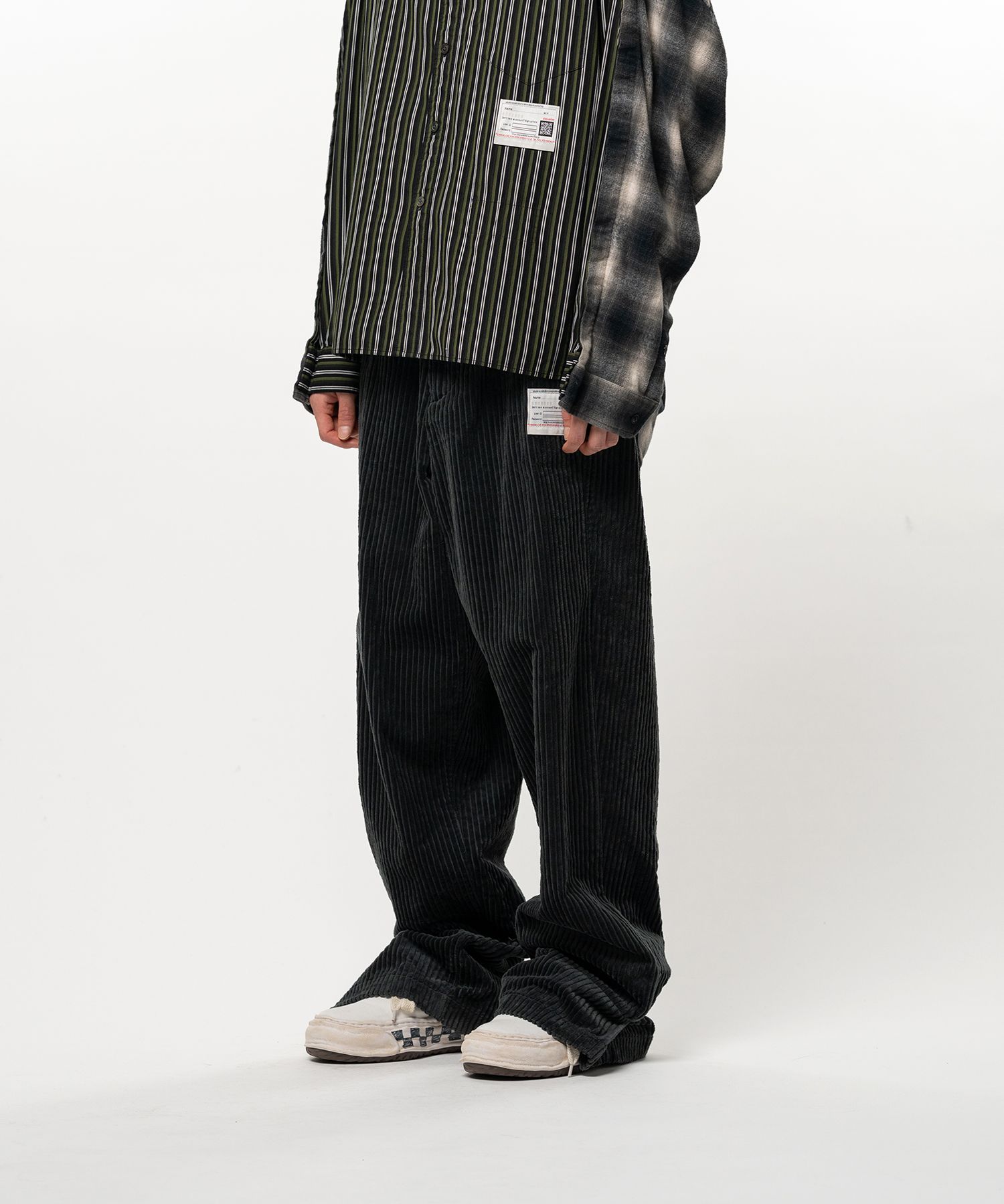 Folded Corduroy Pants