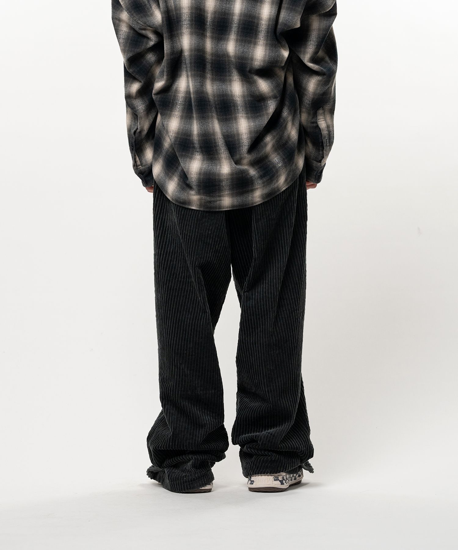 Folded Corduroy Pants