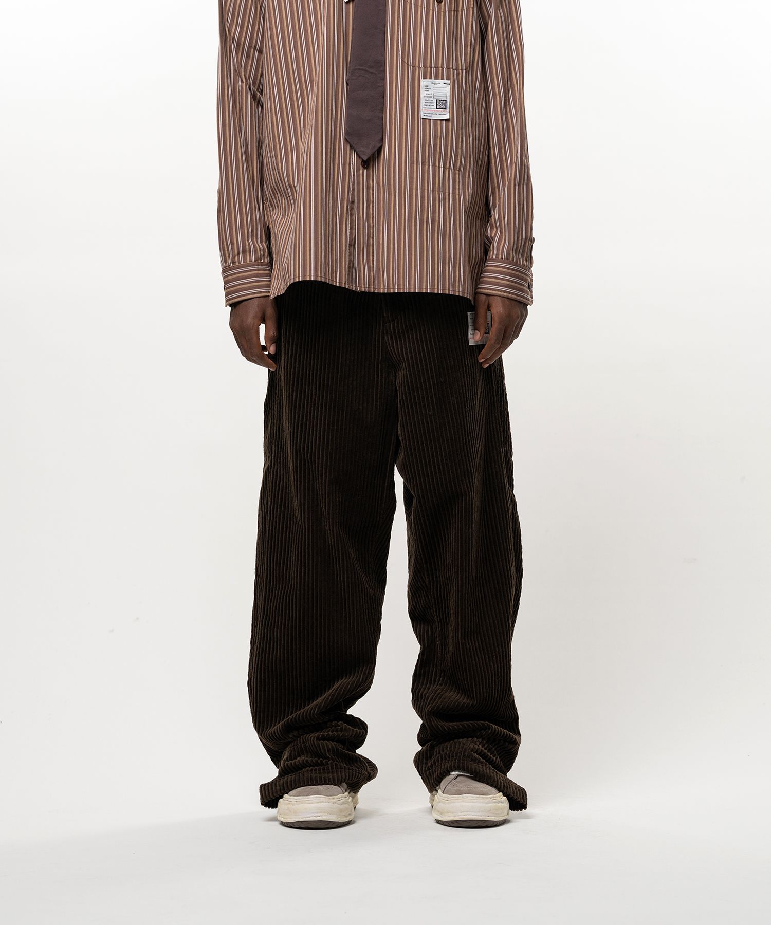 Folded Corduroy Pants