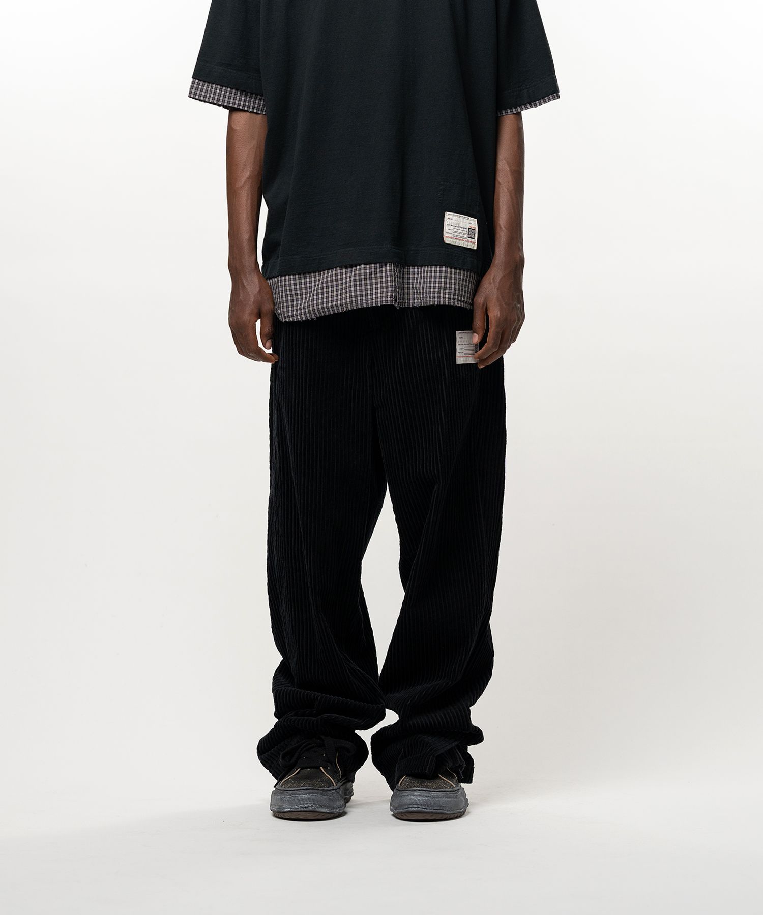 Folded Corduroy Pants