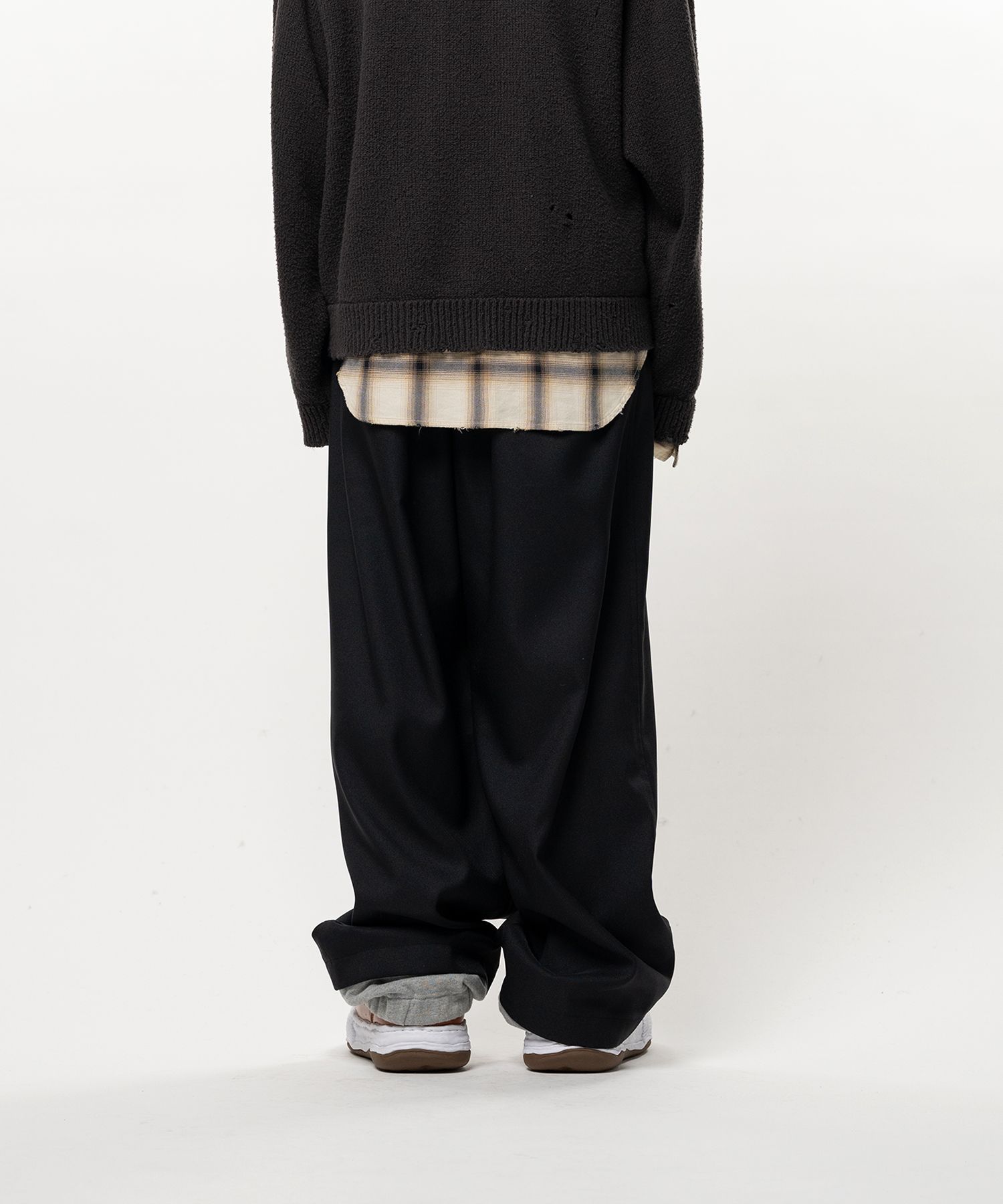 Sweat Layered Twill Pants