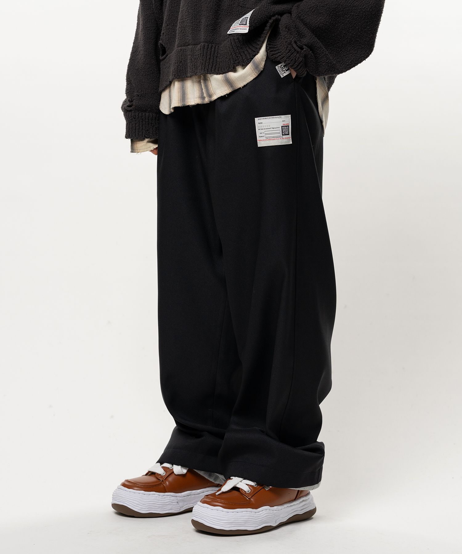Sweat Layered Twill Pants